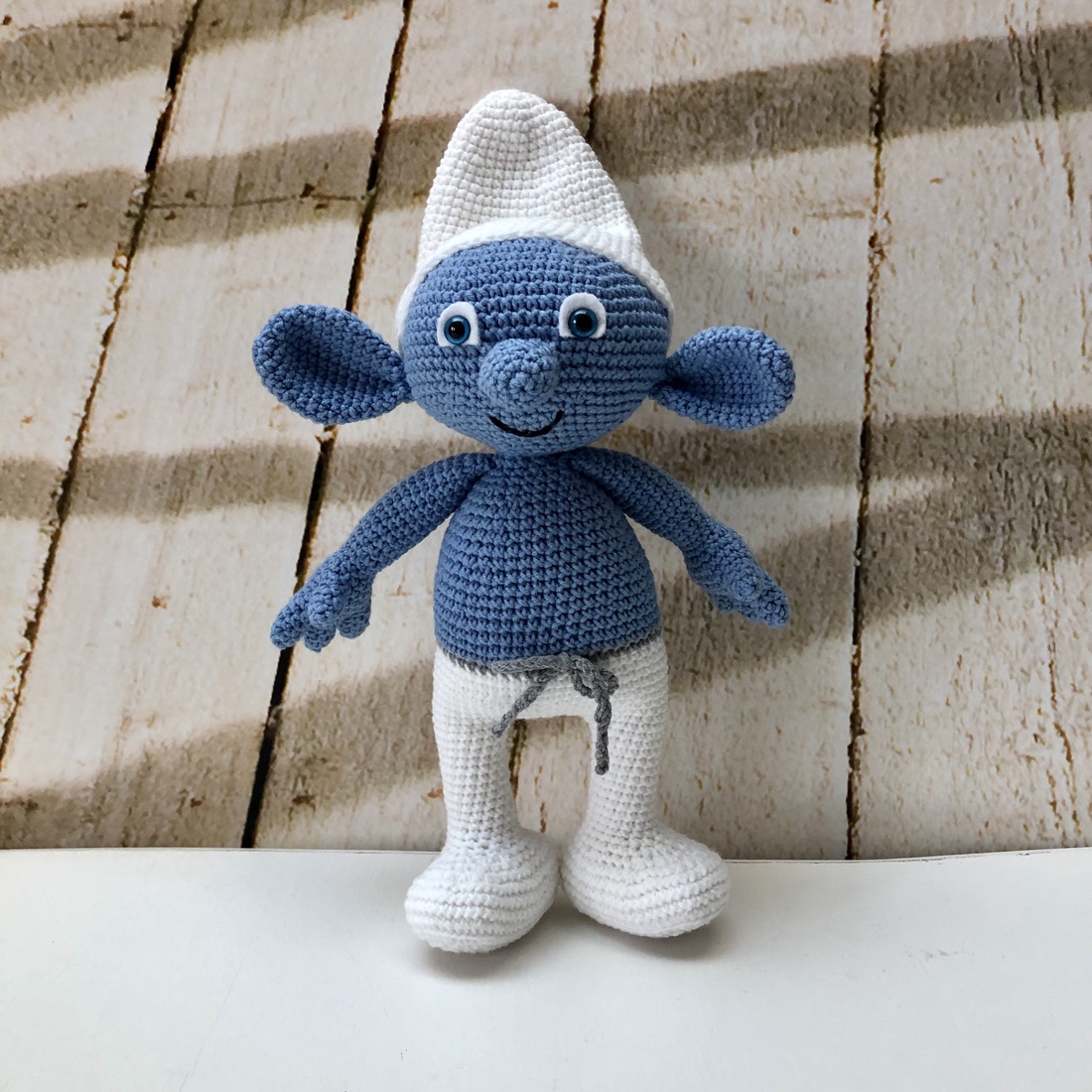 Ștrumf - amigurumi - jucării și echipamente pentru copii - plușuri - păpușă croșetată, păpușă de pluș - Artynos.ro