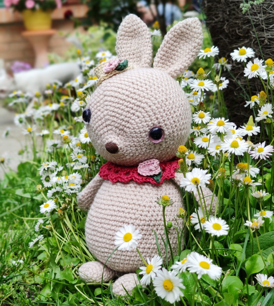 Iepuraș croșetat cu pălărie - amigurumi - jucării și echipamente pentru copii - plușuri - păpușă croșetată, păpușă de pluș - Artynos.ro Iepuraș croșetat cu pălărie - amigurumi - jucării și echipamente pentru copii - plușuri - păpușă croșetată, păpușă de pluș - Artynos.ro