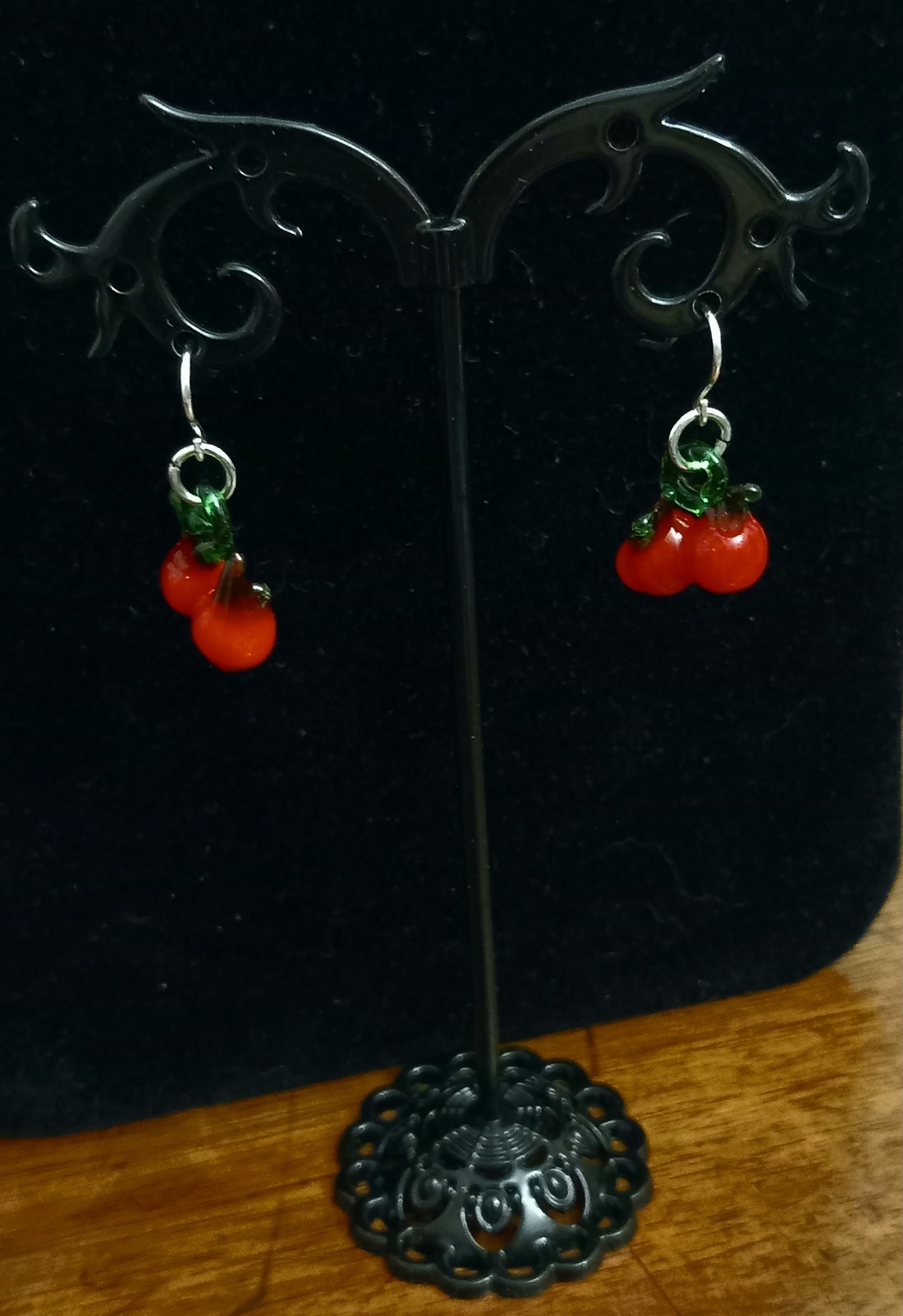Cercei handmade cu cireșe Murano și argint - - Artynos.ro Cercei handmade cu cireșe Murano și argint - - Artynos.ro