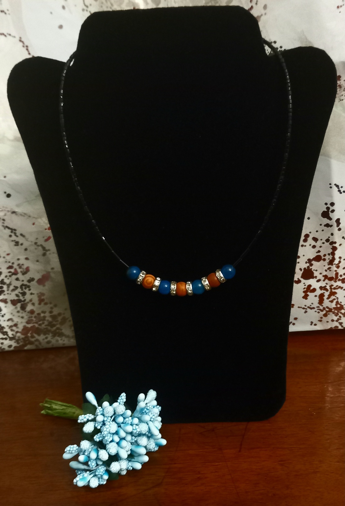 Colier handmade cu pietre semipretioase si argint - bijuterii - coliere - coliere statement - Artynos.ro Colier handmade cu pietre semipretioase si argint - bijuterii - coliere - coliere statement - Artynos.ro