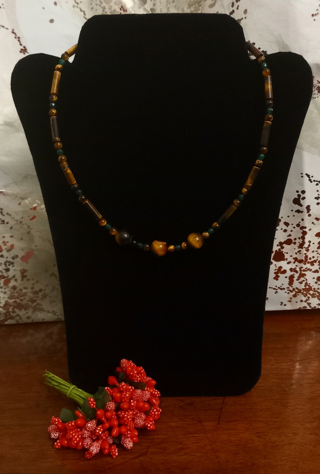 Colier handmade cu pietre semipretioase si argint - bijuterii - coliere - coliere fără pandative - Artynos.ro Colier handmade cu pietre semipretioase si argint - bijuterii - coliere - coliere fără pandative - Artynos.ro