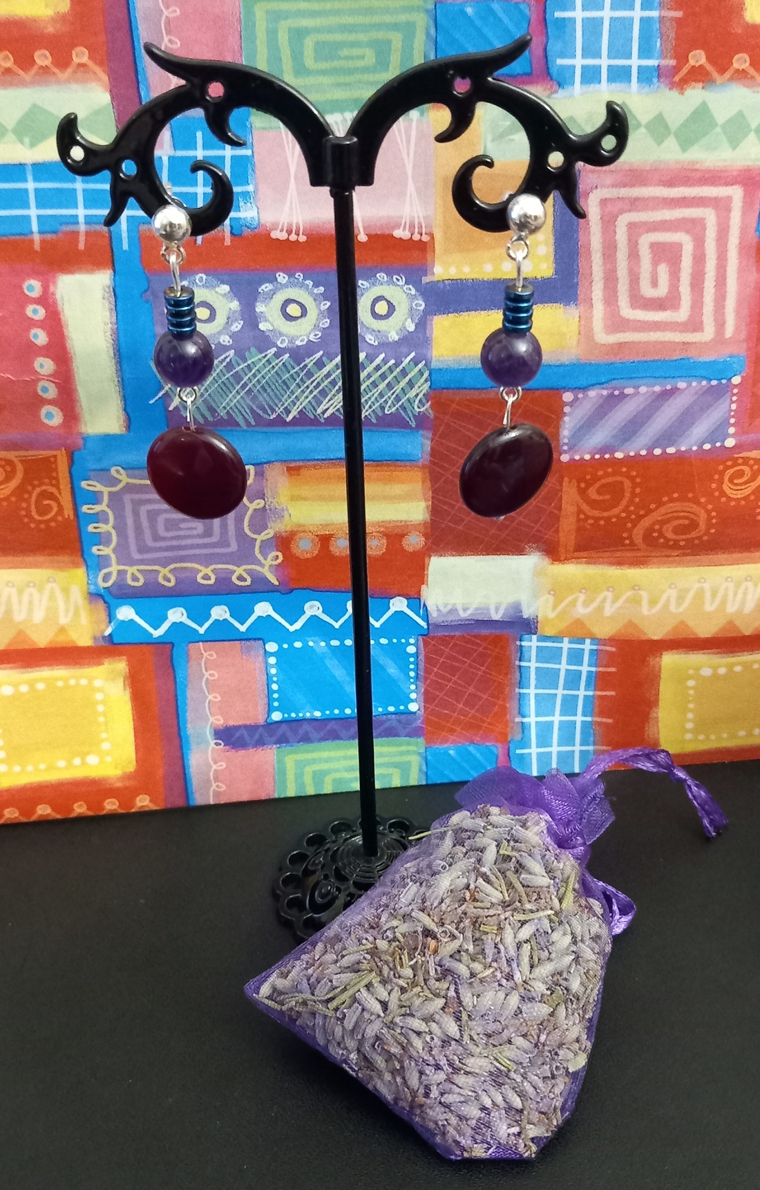 Cercei handmade cu pietre semipretioase si argint - bijuterii - cercei - cercei agățați - Artynos.ro Cercei handmade cu pietre semipretioase si argint - bijuterii - cercei - cercei agățați - Artynos.ro