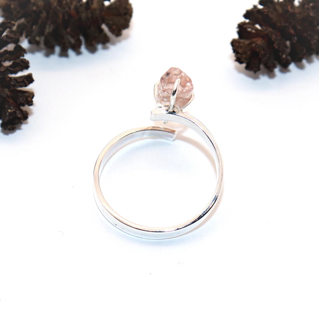 Inel de damă din argint, cu turmalină, mărimea 59, reglabil (EGY.223) - bijuterii - inele - inele statement - Artynos.ro