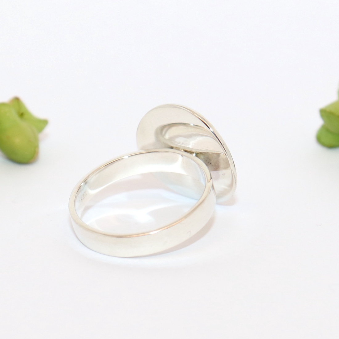 Inel de damă din argint cu trandafir roșu, rotund, mărimea 60, reglabil (EGY.235) - bijuterii - inele - inele statement - Artynos.ro