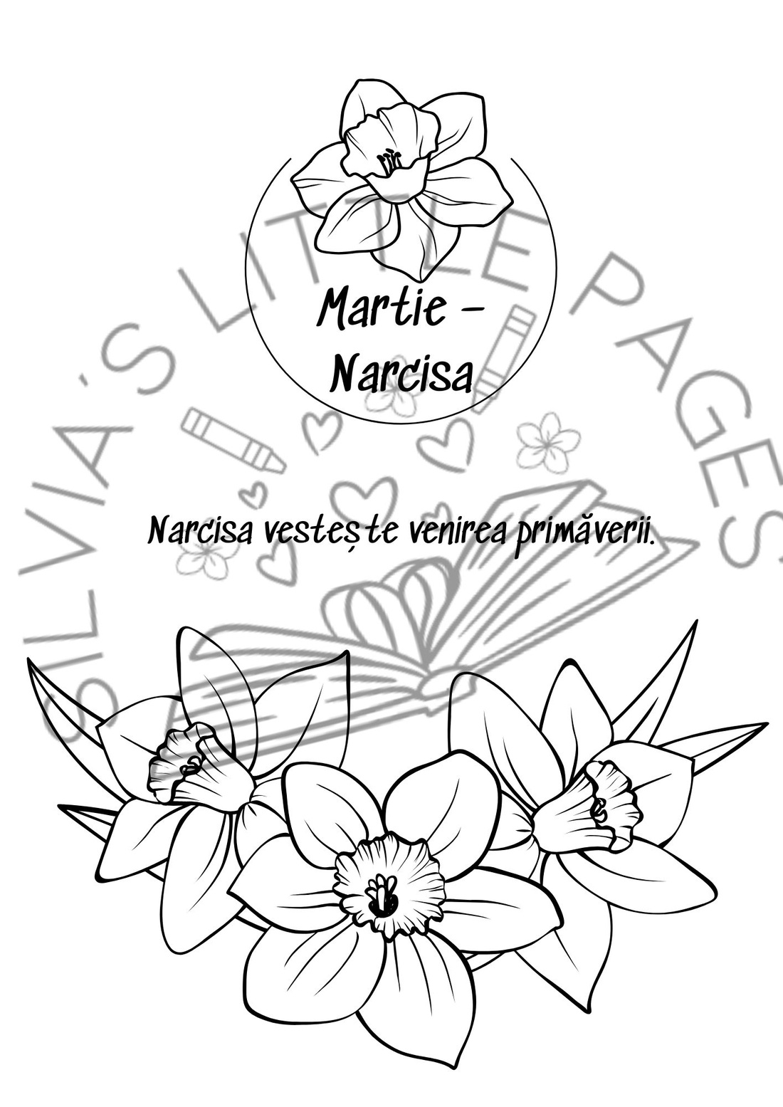 Florile Lunilor  Carte de colorat pentru toate vârstele - accessorii și unelte - carte, ziar - carte nouă - Artynos.ro