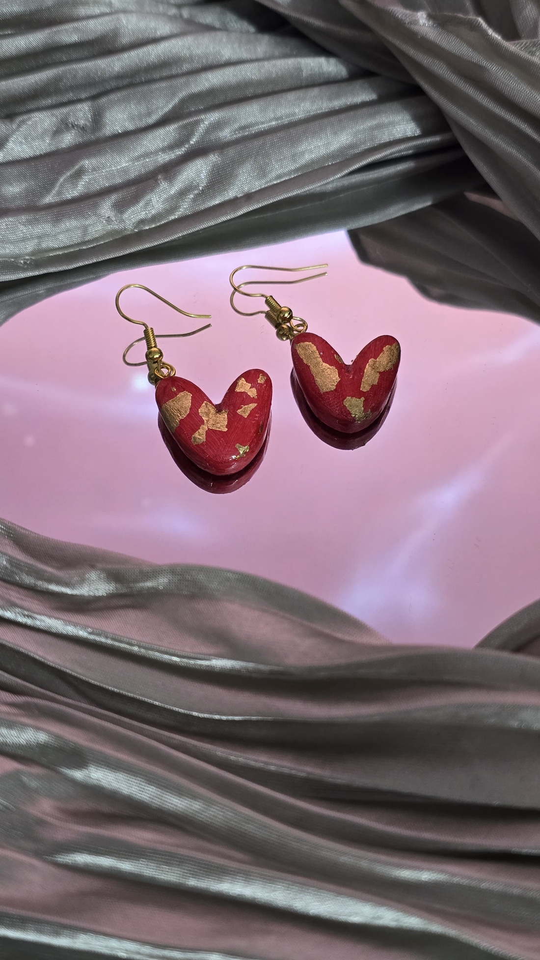 Cherry Flame - bijuterii - cercei - cercei agățați - Artynos.ro Cherry Flame - bijuterii - cercei - cercei agățați - Artynos.ro