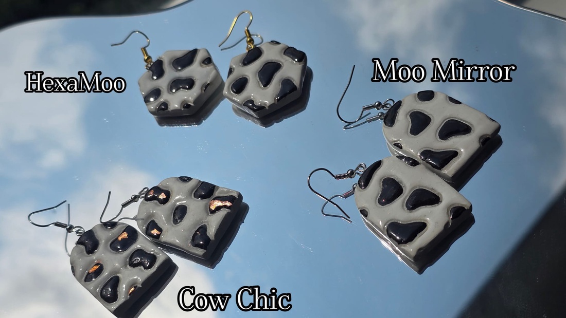 Moo Moments - bijuterii - cercei - cercei agățați - Artynos.ro