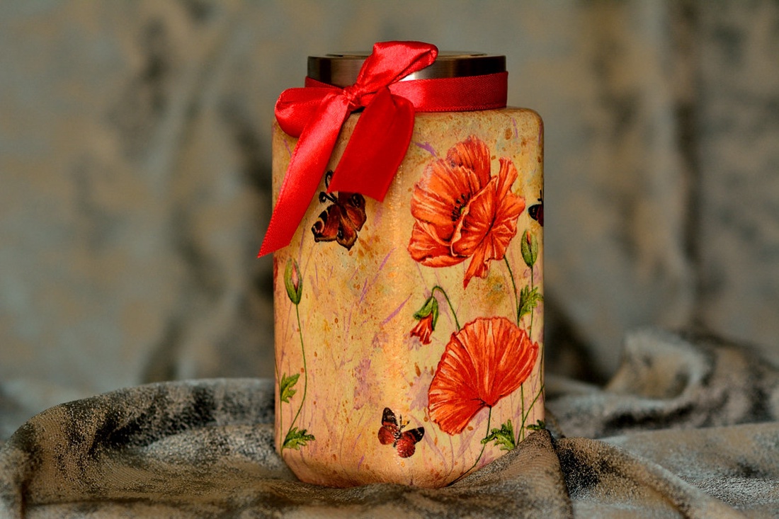 Borcan de depozitare: Maci - casă & stil de viață - accesorii pentru echipamente de bucătărie - instrumente de depozitare pentru bucătărie - recipient pentru unt și borcane miere - Artynos.ro Borcan de depozitare: Maci - casă & stil de viață - accesorii pentru echipamente de bucătărie - instrumente de depozitare pentru bucătărie - recipient pentru unt și borcane miere - Artynos.ro