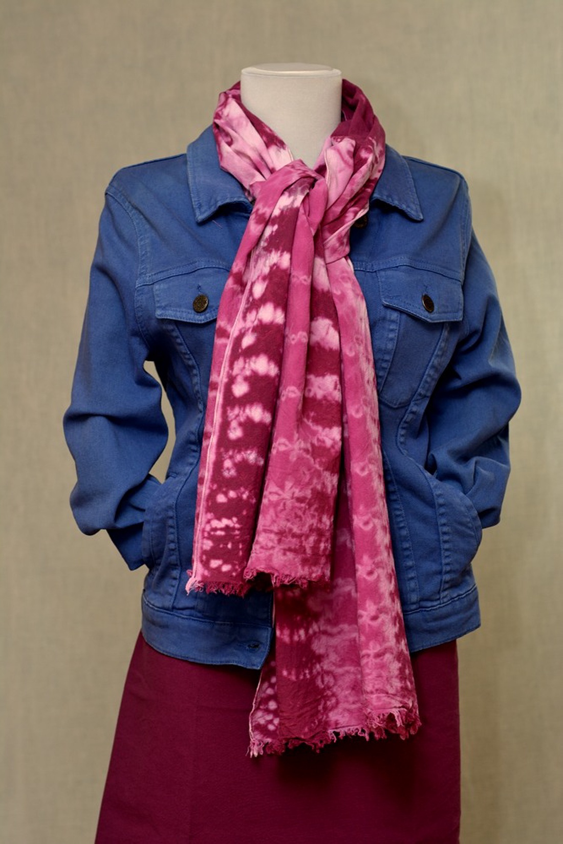 Eșarfă Tie and Dye - îmbrăcăminte și modă - eșarfe, pălării, fularuri - eșarfe - Artynos.ro