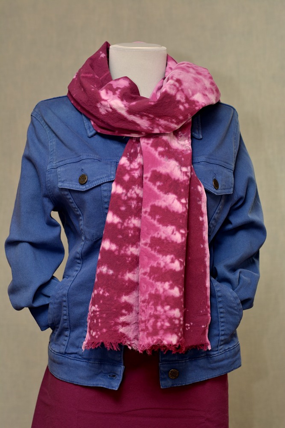 Eșarfă Tie and Dye - îmbrăcăminte și modă - eșarfe, pălării, fularuri - eșarfe - Artynos.ro