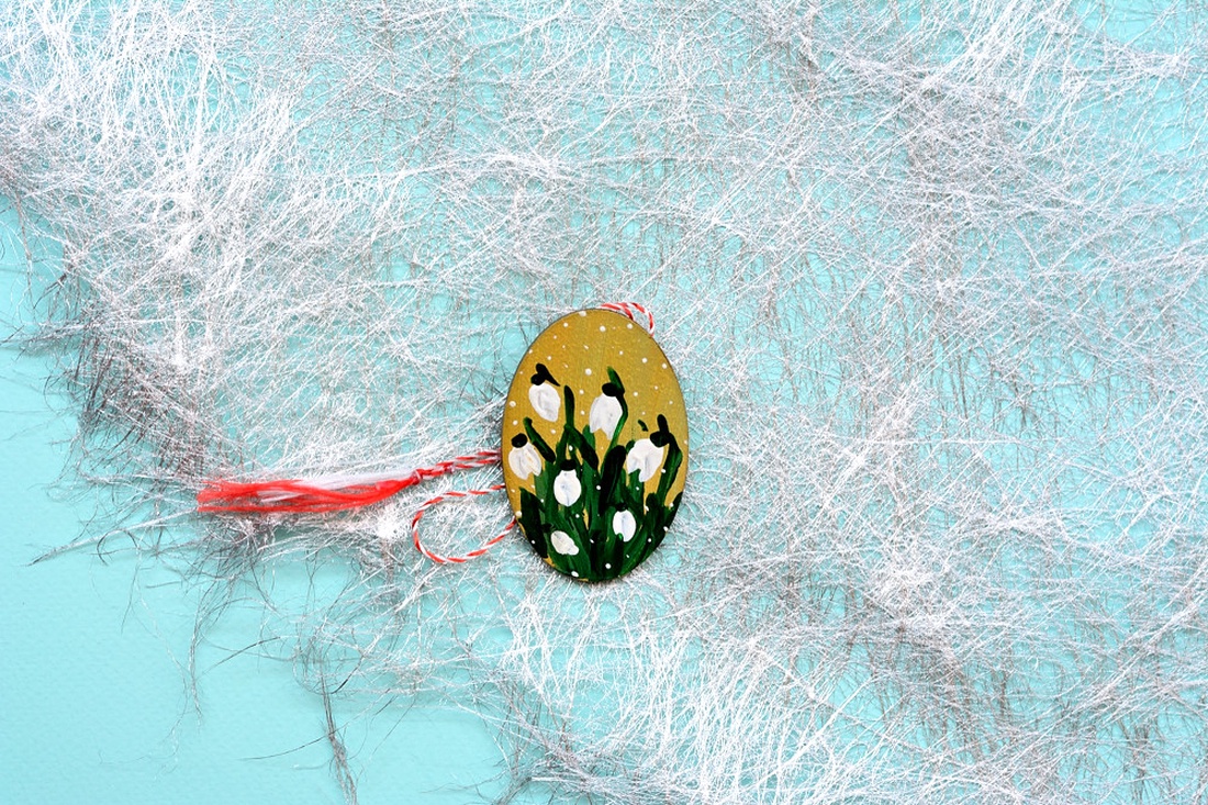 Broșă: Ghiocei  - bijuterii - mărțișor - Artynos.ro