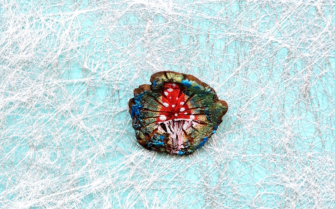 Broșă: Ciupercuță - bijuterii - mărțișor - Artynos.ro