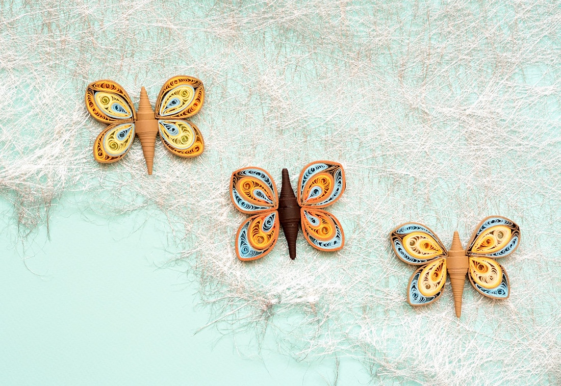 Broșă: Fluturi - bijuterii - mărțișor - Artynos.ro