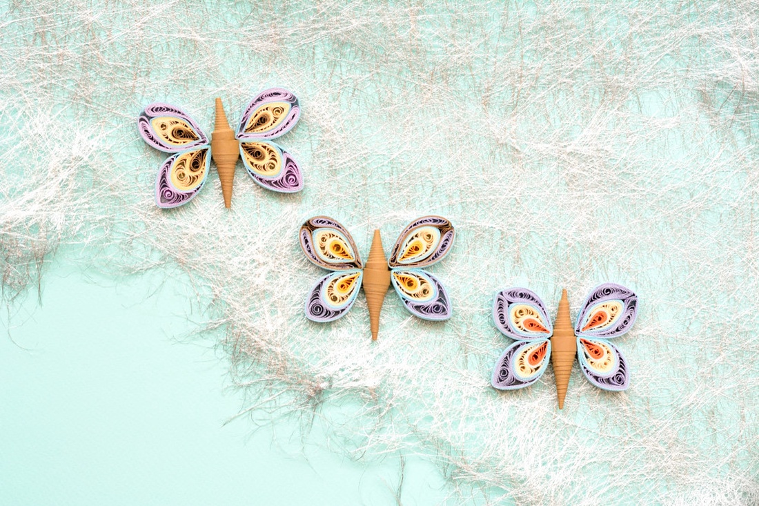 Broșă: Fluturi - bijuterii - mărțișor - Artynos.ro