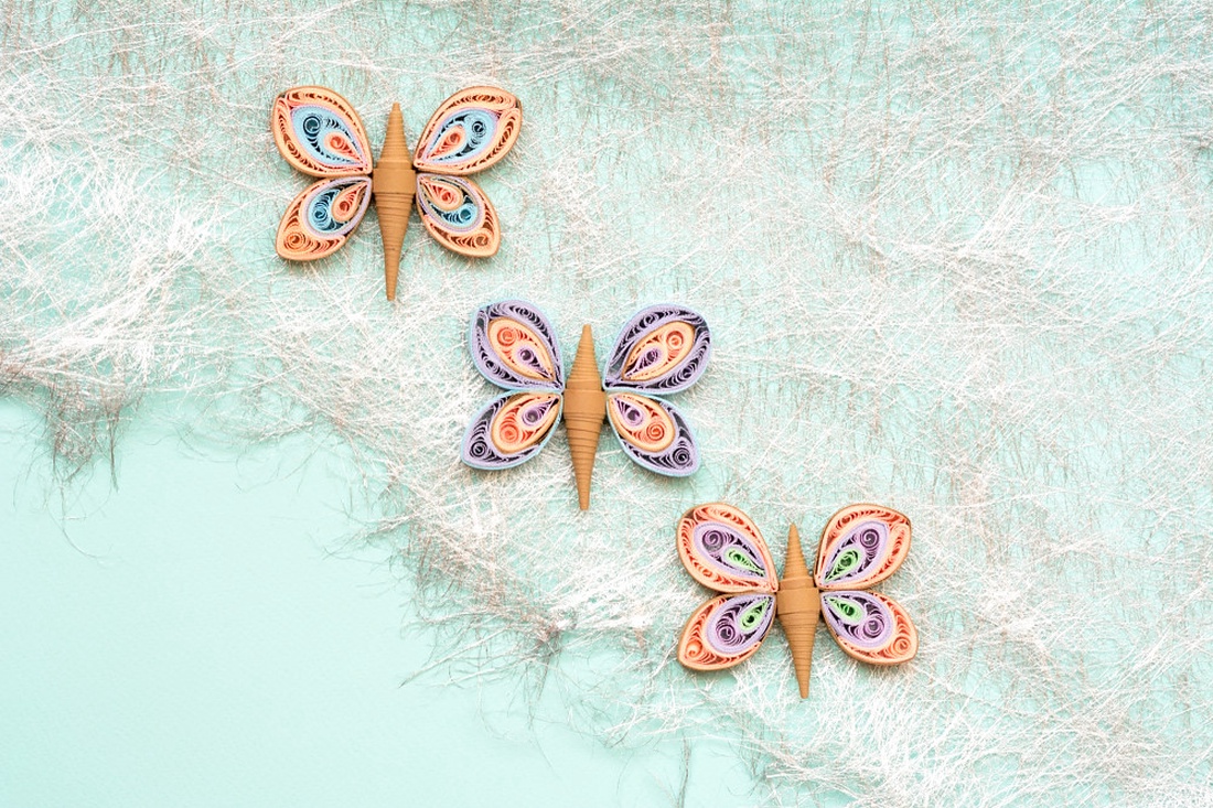 Broșă: Fluturi - bijuterii - mărțișor - Artynos.ro