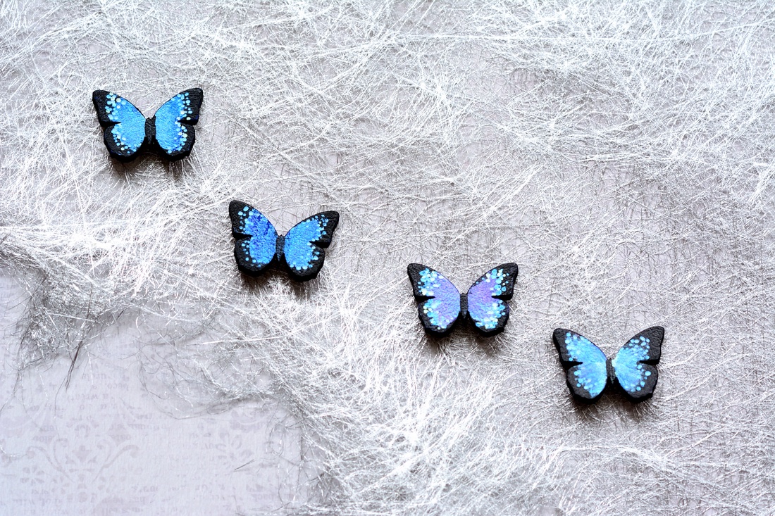 Broșă: Fluturi - bijuterii - mărțișor - Artynos.ro