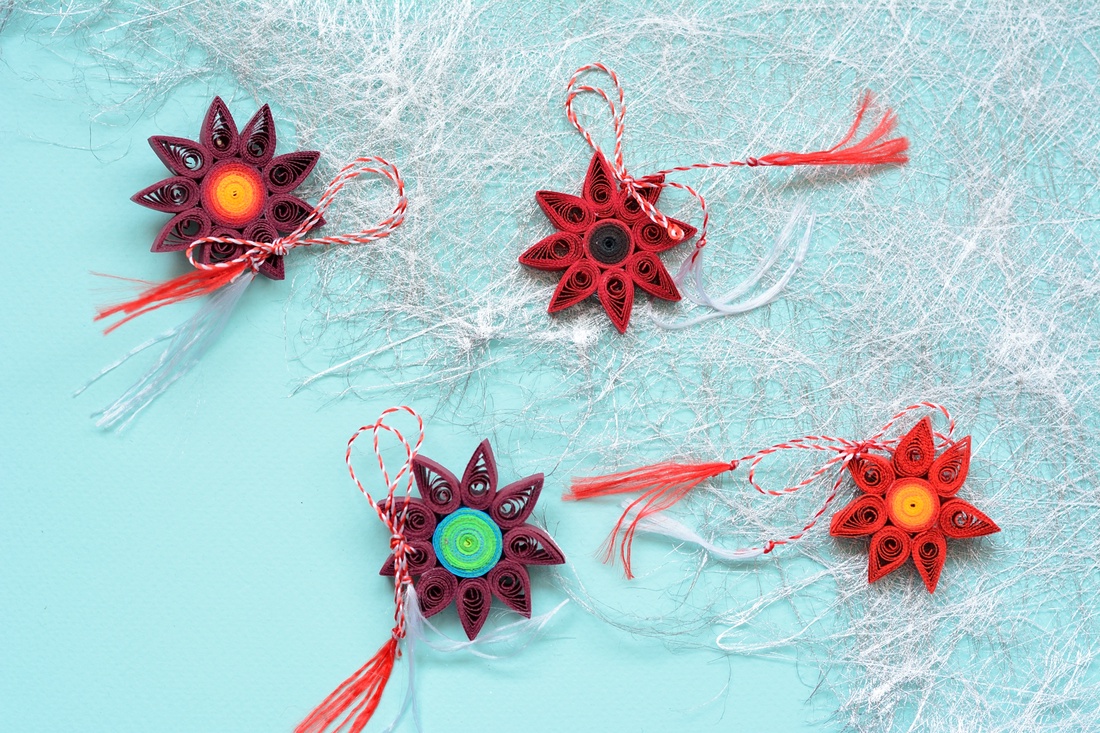 Broșă: Mandală/Floare - bijuterii - mărțișor - Artynos.ro