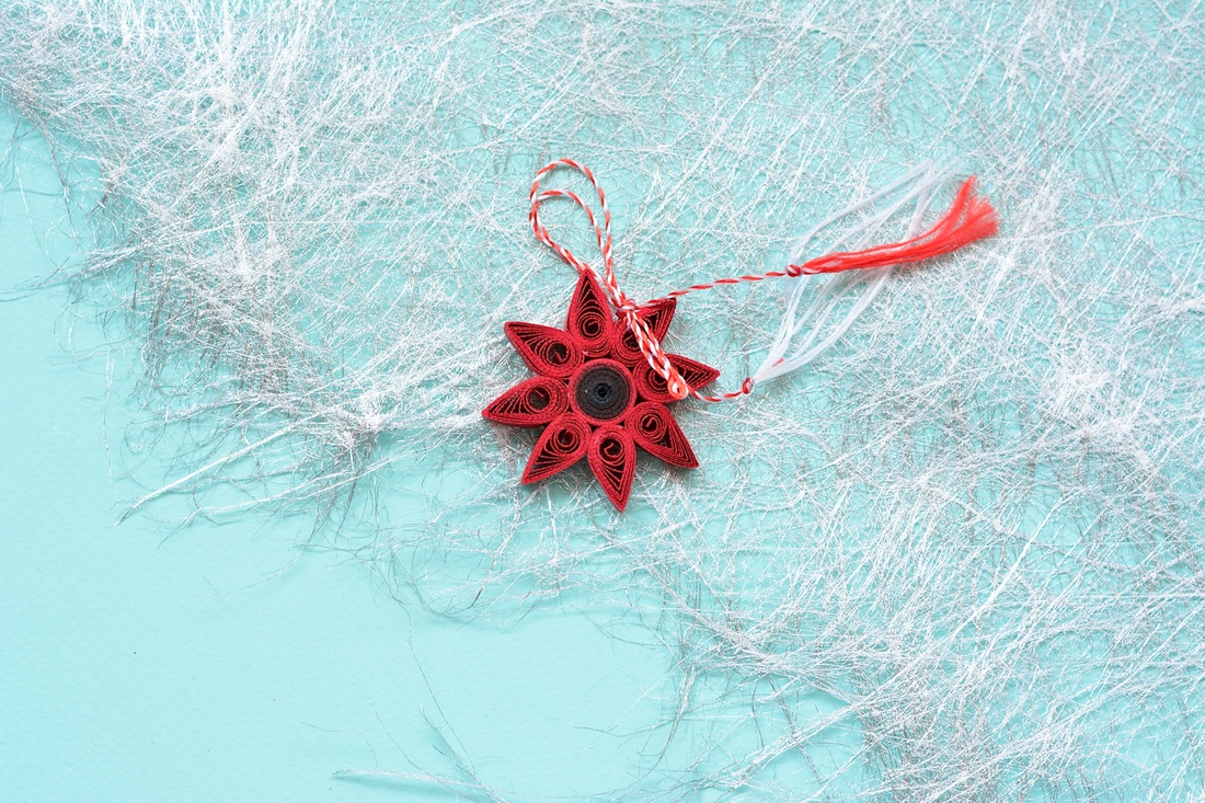 Broșă: Mandală/Floare - bijuterii - mărțișor - Artynos.ro