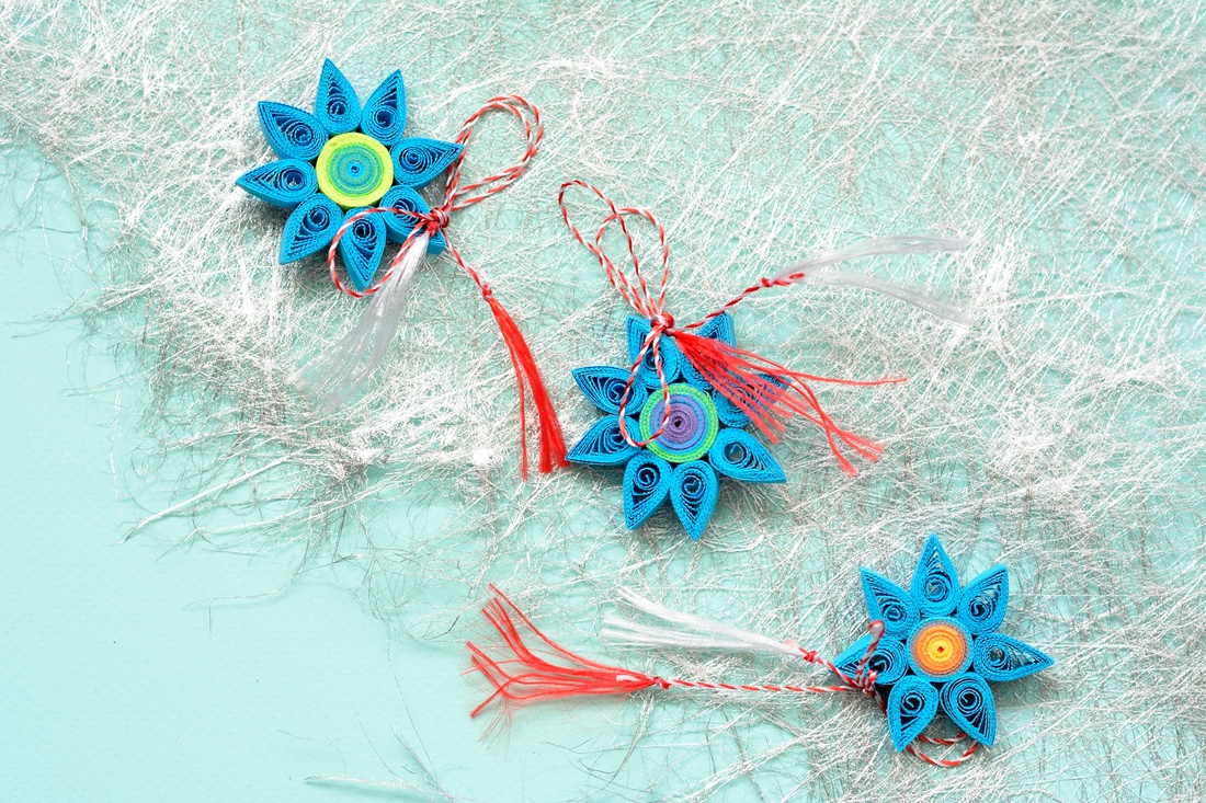 Broșă: Mandală/Floare - bijuterii - mărțișor - Artynos.ro