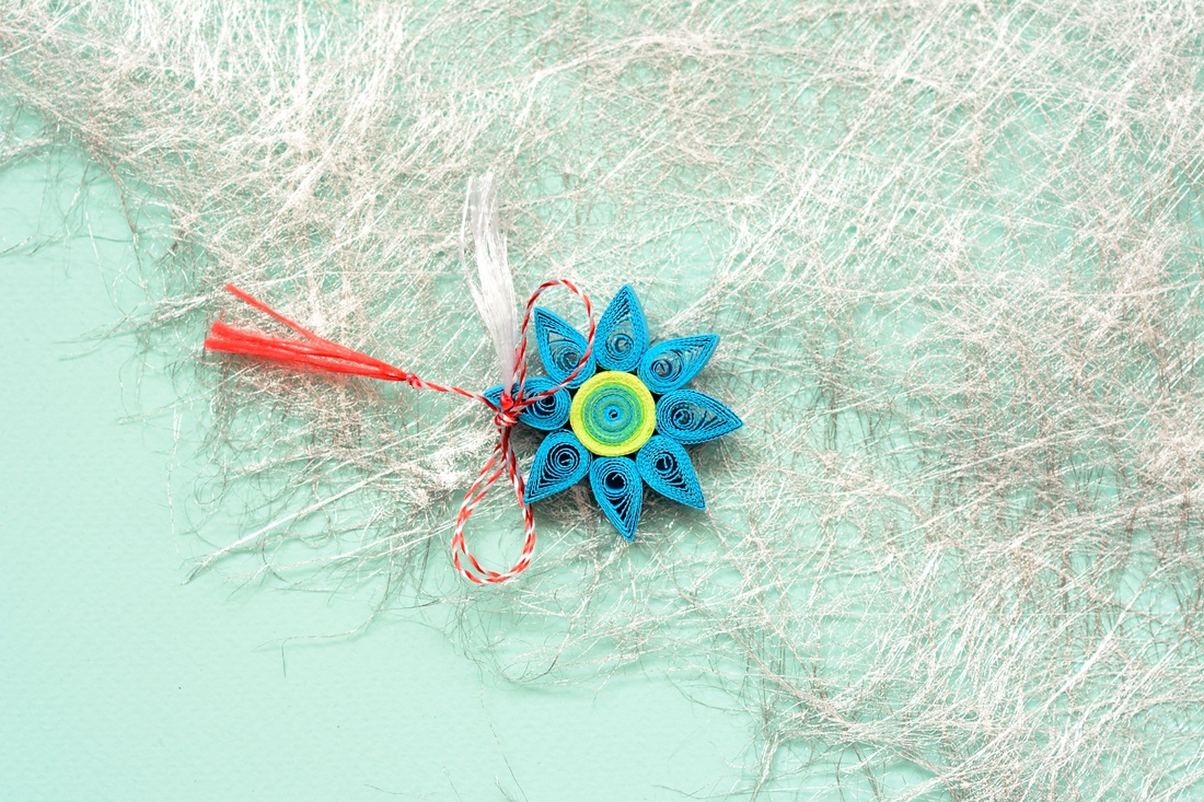 Broșă: Mandală/Floare - bijuterii - mărțișor - Artynos.ro