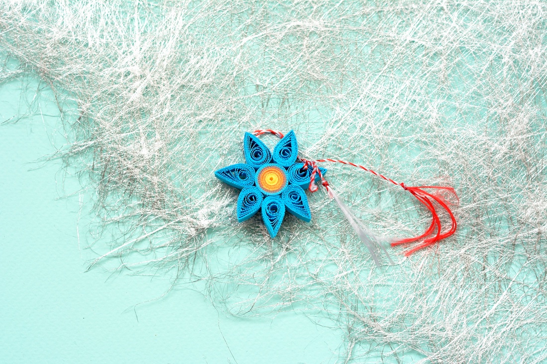 Broșă: Mandală/Floare - bijuterii - mărțișor - Artynos.ro