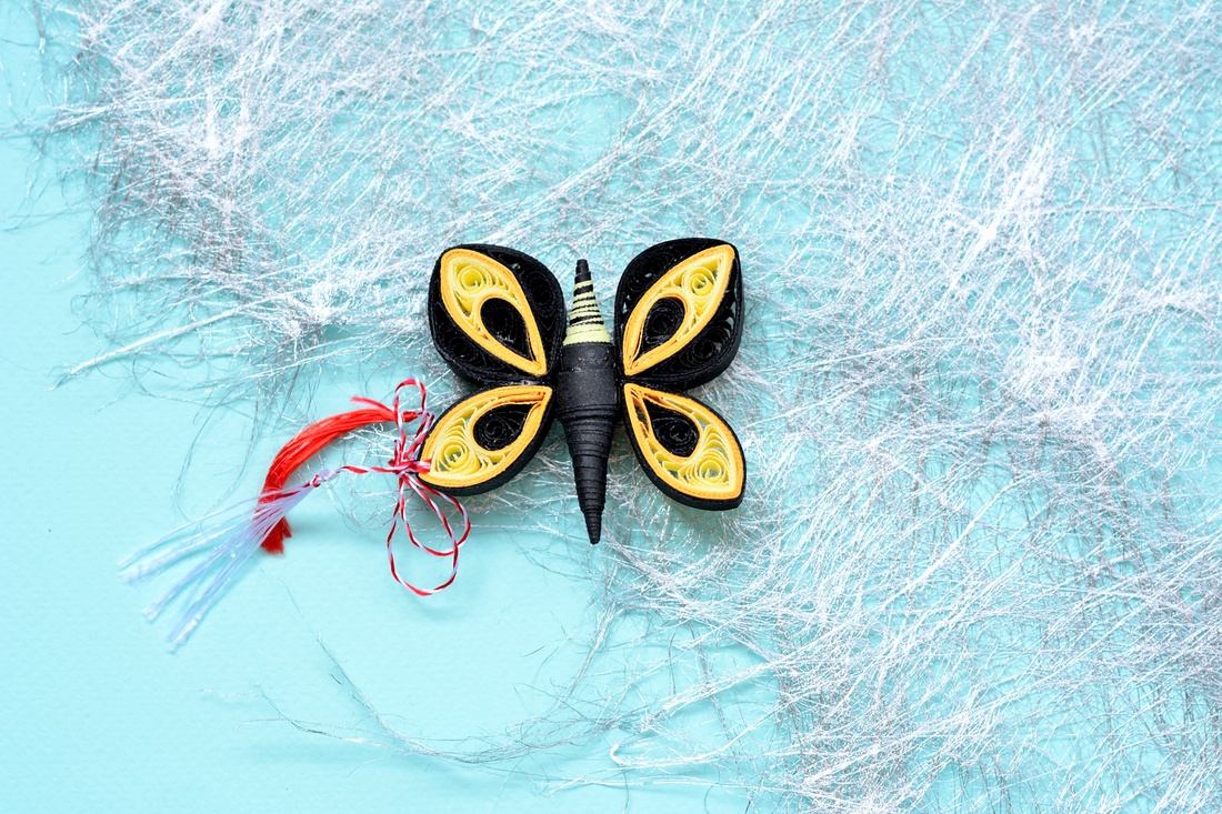 Broșă: Fluturi - bijuterii - mărțișor - Artynos.ro