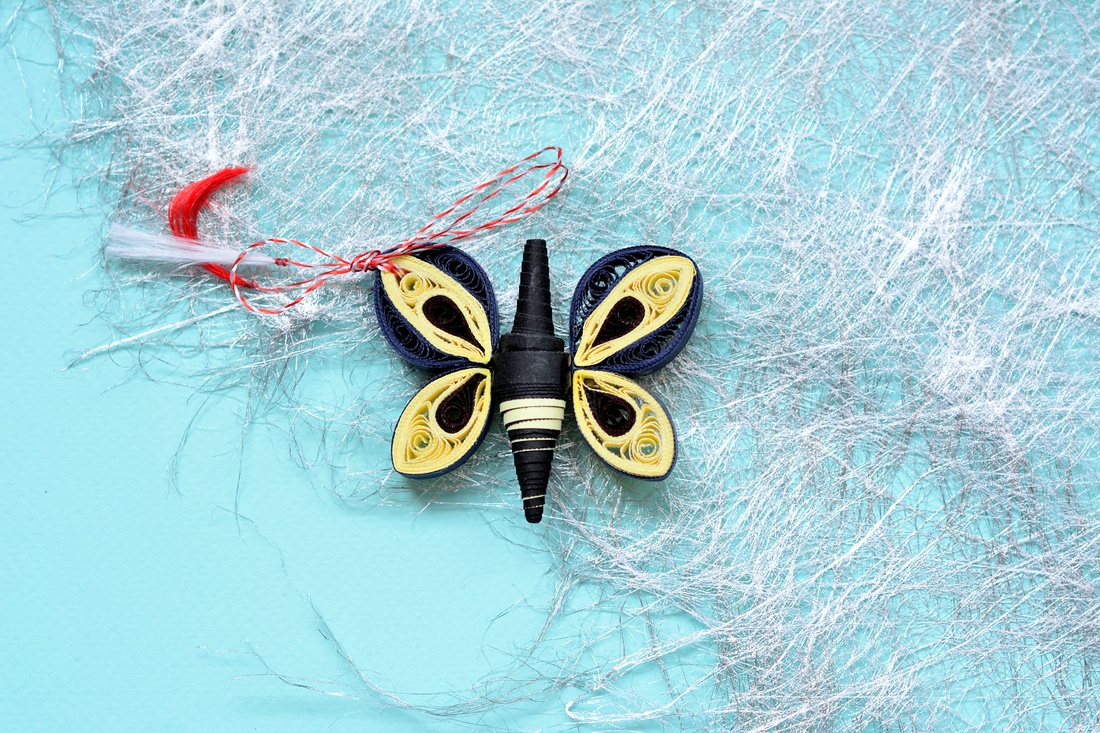 Broșă: Fluturi - bijuterii - mărțișor - Artynos.ro