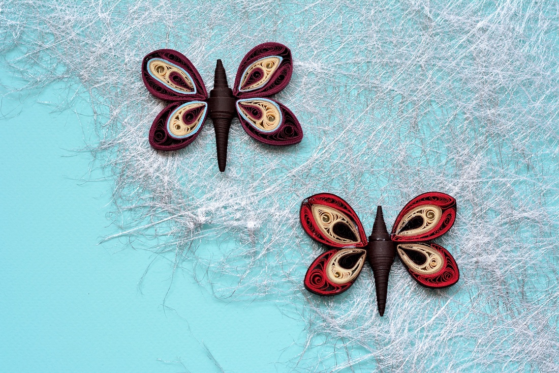 Broșă: Fluturi - bijuterii - mărțișor - Artynos.ro