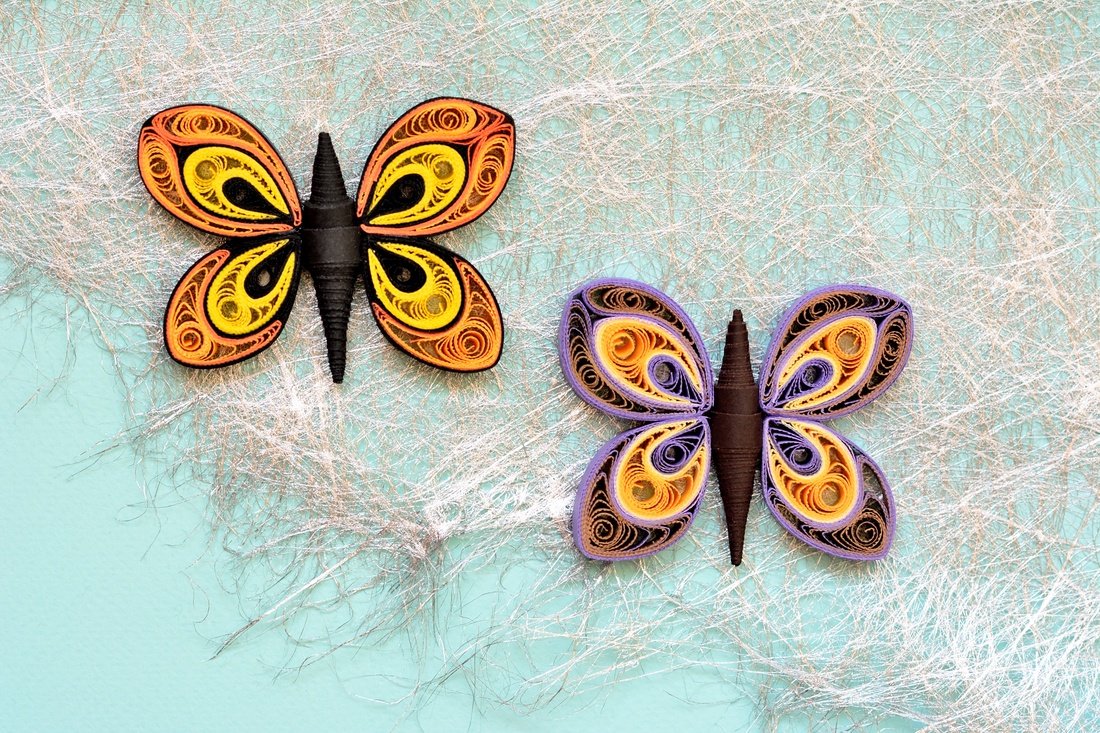 Broșă: Fluturi - bijuterii - mărțișor - Artynos.ro