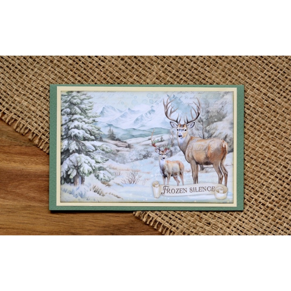  Felicitare: Frozen Silence - crăciun - accesorii cadou de crăciun - felicitări de crăciun - Artynos.ro