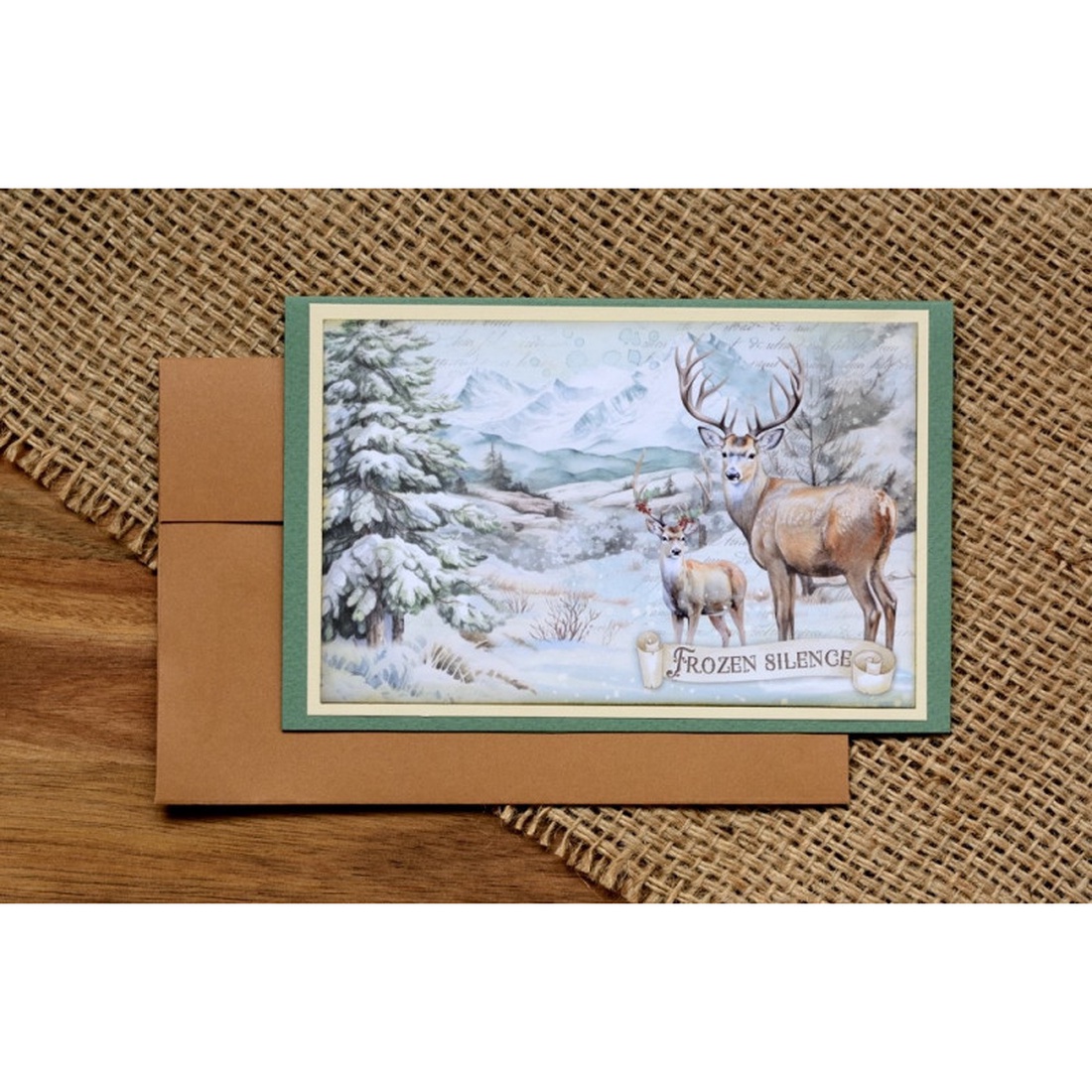  Felicitare: Frozen Silence - crăciun - accesorii cadou de crăciun - felicitări de crăciun - Artynos.ro