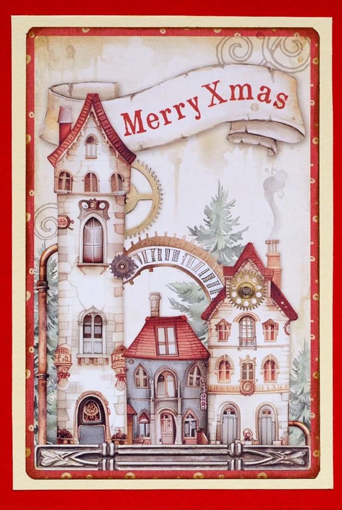 Felicitare : Merry Xmas - crăciun - accesorii cadou de crăciun - felicitări de crăciun - Artynos.ro