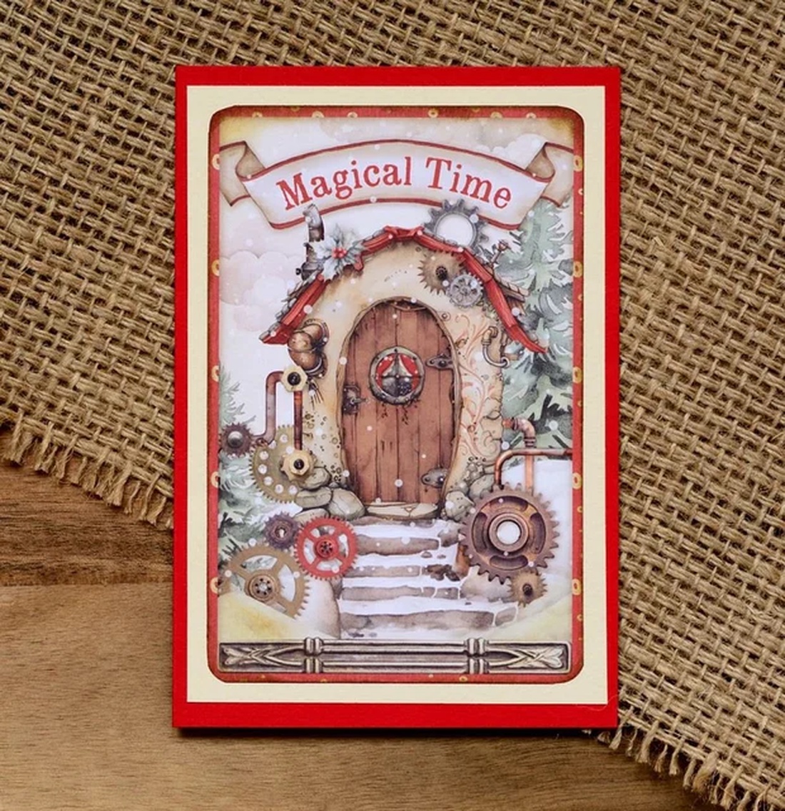 Felicitare : Magical Time - crăciun - accesorii cadou de crăciun - felicitări de crăciun - Artynos.ro