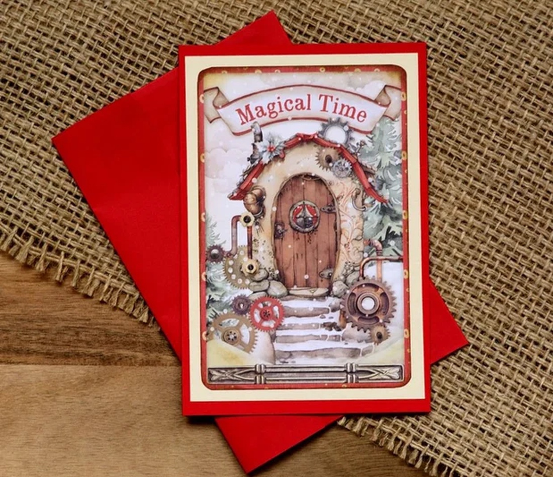Felicitare : Magical Time - crăciun - accesorii cadou de crăciun - felicitări de crăciun - Artynos.ro
