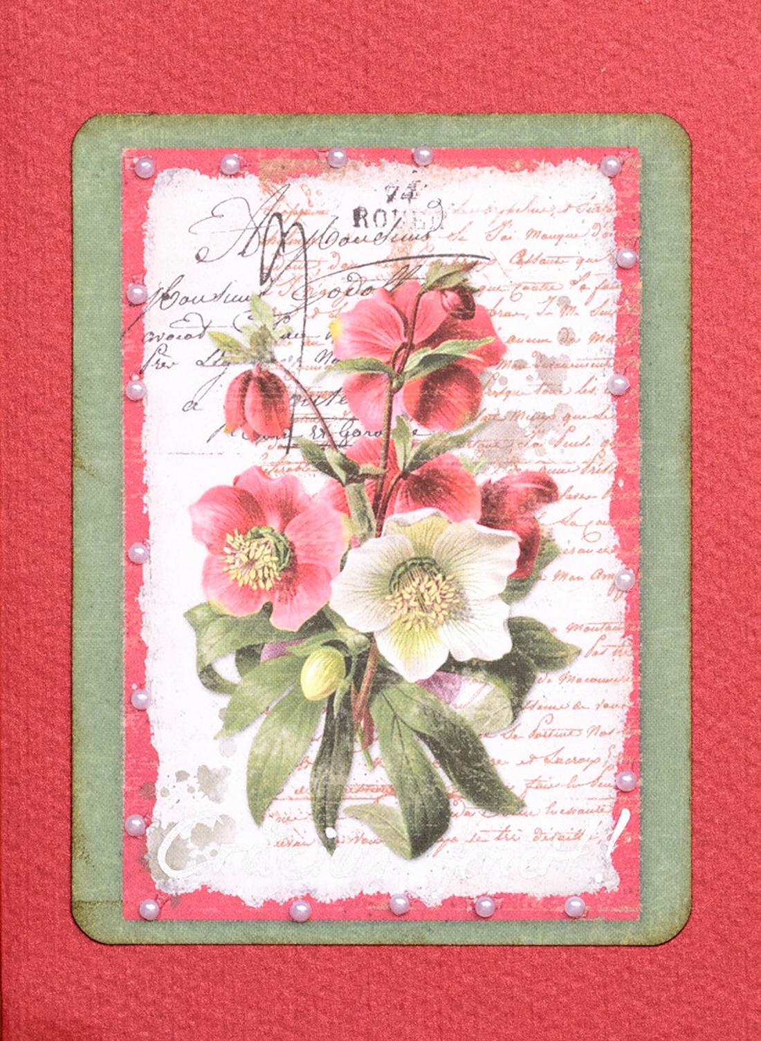 Felicitare: Vintage Christmas - crăciun - accesorii cadou de crăciun - felicitări de crăciun - Artynos.ro