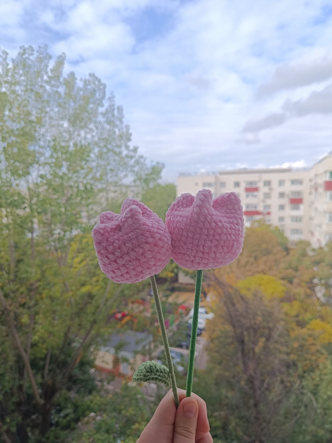 Lalea Crosetata - casă & stil de viață - decorațiuni de casă - accesorii florale - flori la fir - Artynos.ro