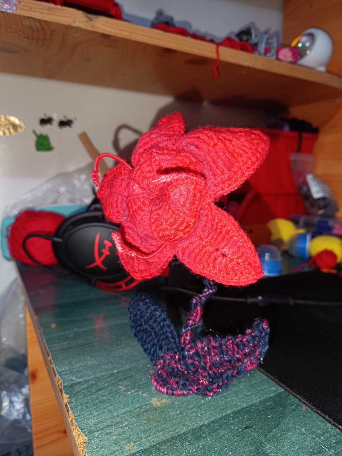 Zyra Flower League of legends Crosetata - casă & stil de viață - decorațiuni de casă - accesorii florale - flori la fir - Artynos.ro