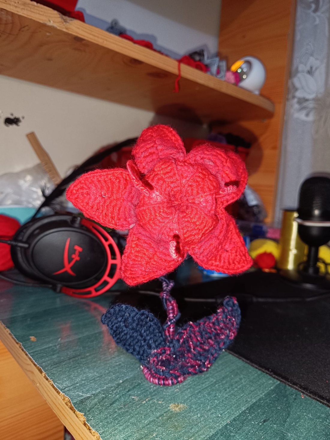 Zyra Flower League of legends Crosetata - casă & stil de viață - decorațiuni de casă - accesorii florale - flori la fir - Artynos.ro