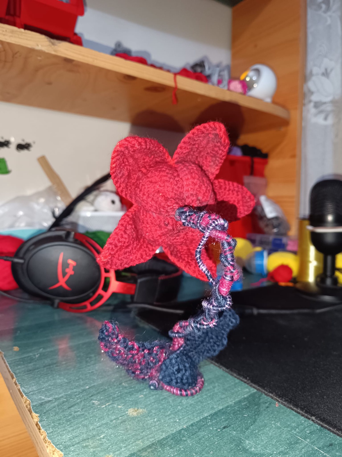 Zyra Flower League of legends Crosetata - casă & stil de viață - decorațiuni de casă - accesorii florale - flori la fir - Artynos.ro