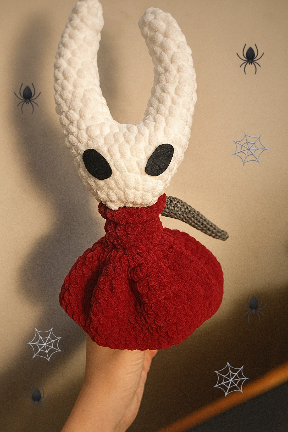 Hornet - Plus crosetat - jucării și echipamente pentru copii - plușuri - șoarece de pluș - Artynos.ro