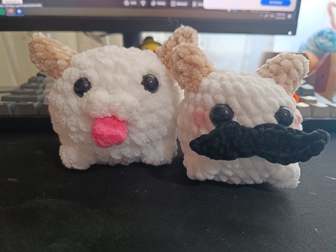 Poro League of Legends Plush crosetat - jucării și echipamente pentru copii - plușuri - câine de pluș - Artynos.ro