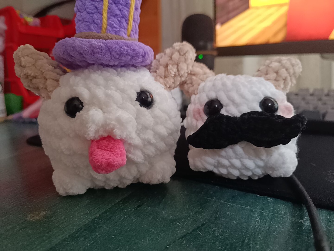Poro League of Legends Plush crosetat - jucării și echipamente pentru copii - plușuri - câine de pluș - Artynos.ro