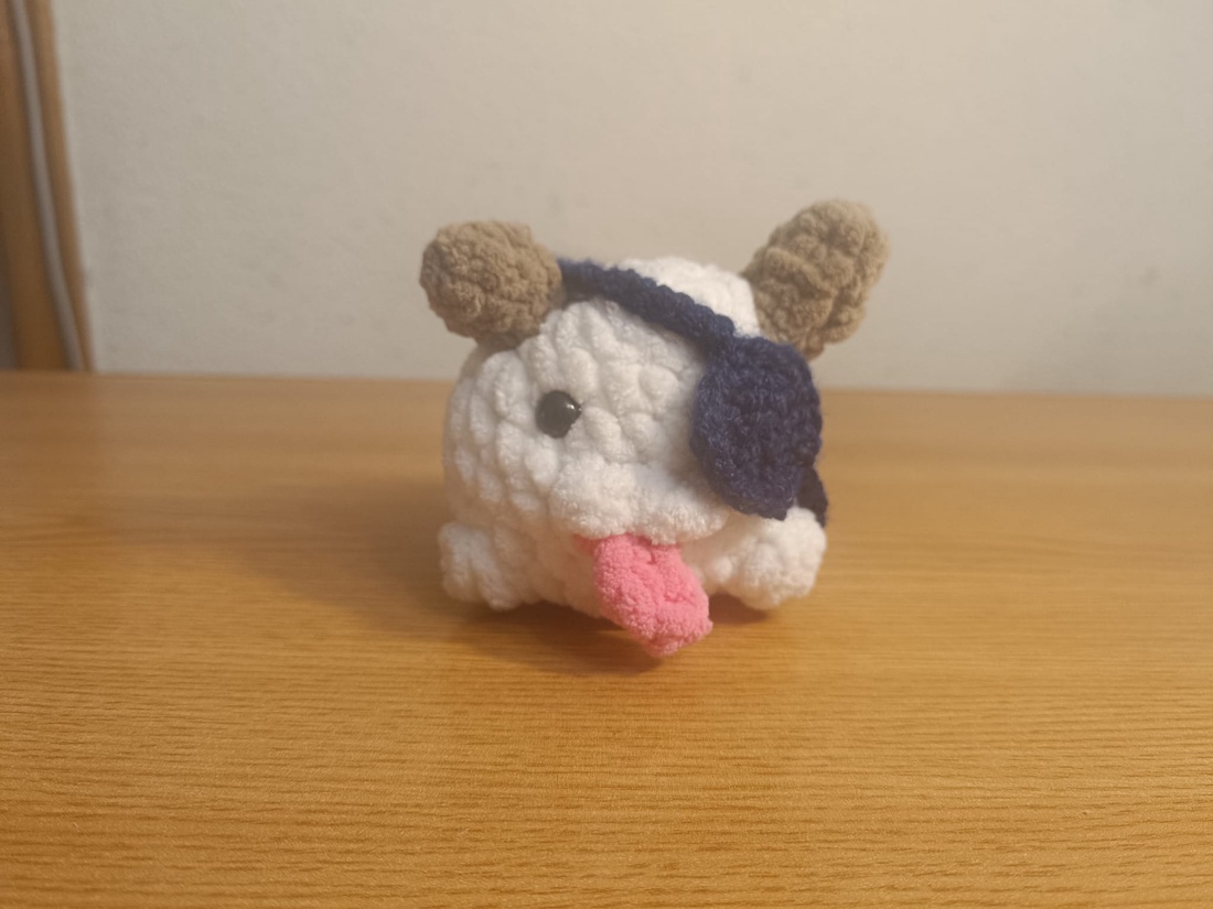 Poro League of Legends Plush crosetat mic - jucării și echipamente pentru copii - plușuri - câine de pluș - Artynos.ro