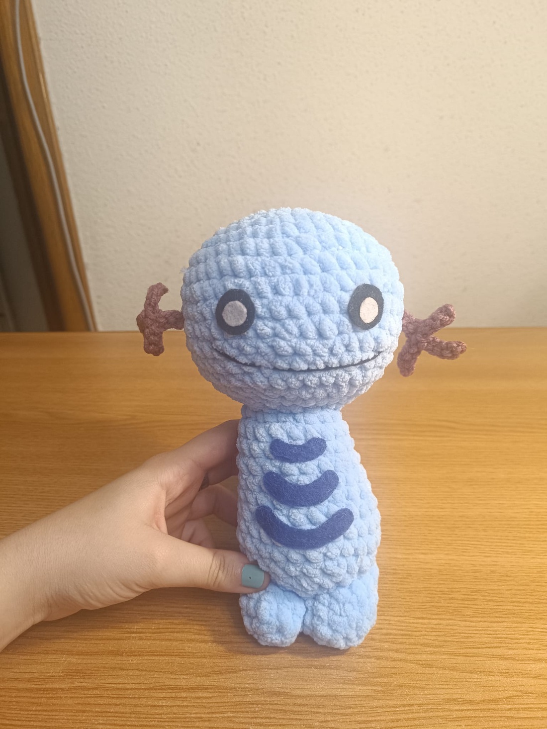 Wooper Pokemon - Plus crosetat - jucării și echipamente pentru copii - plușuri - șoarece de pluș - Artynos.ro