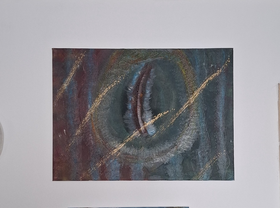 Eclipsa Fiarei - casă & stil de viață - decorațiuni de casă - picturi murale - tablouri/picturi pe pânză - Artynos.ro