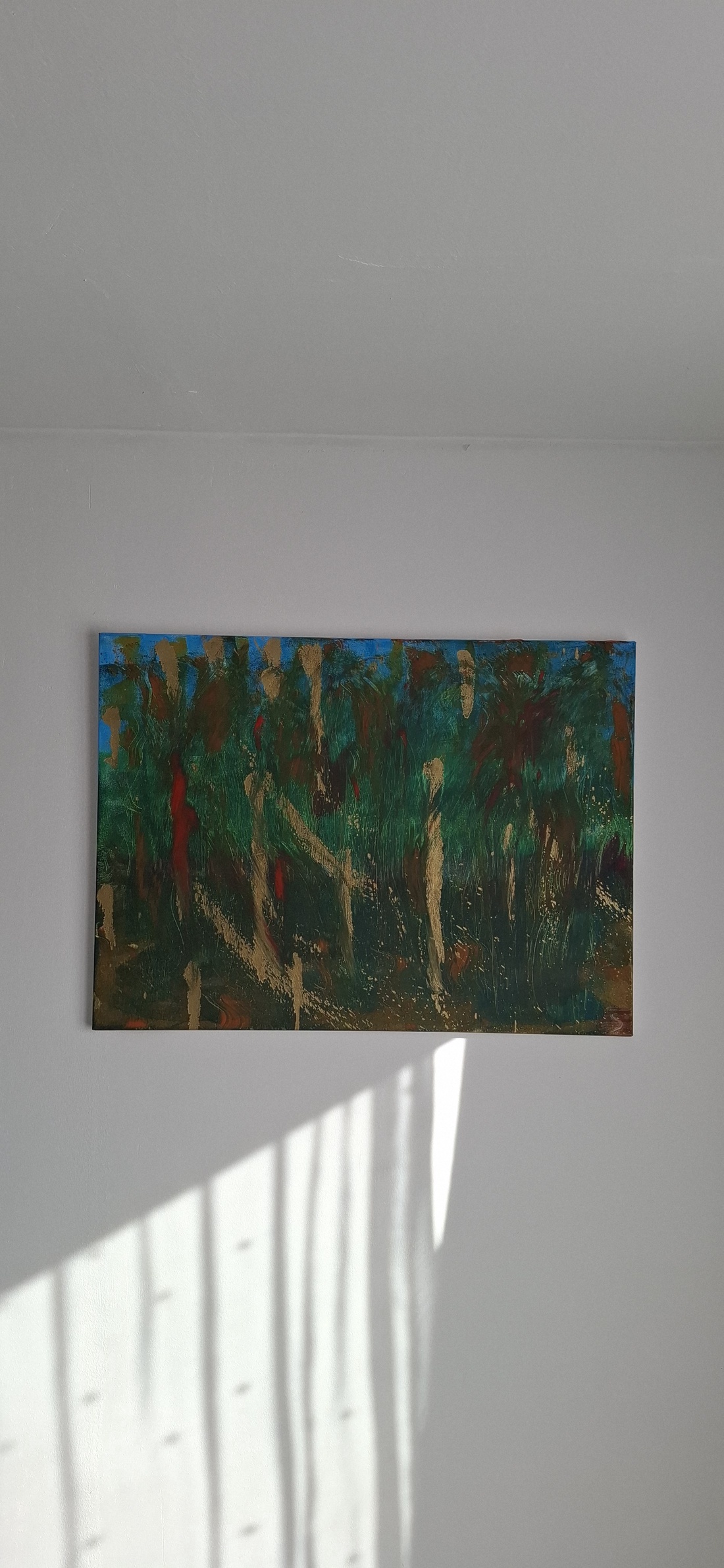 Ploaia de aur - arte vizuale și accesorii  - picturi - pictură în ulei - Artynos.ro