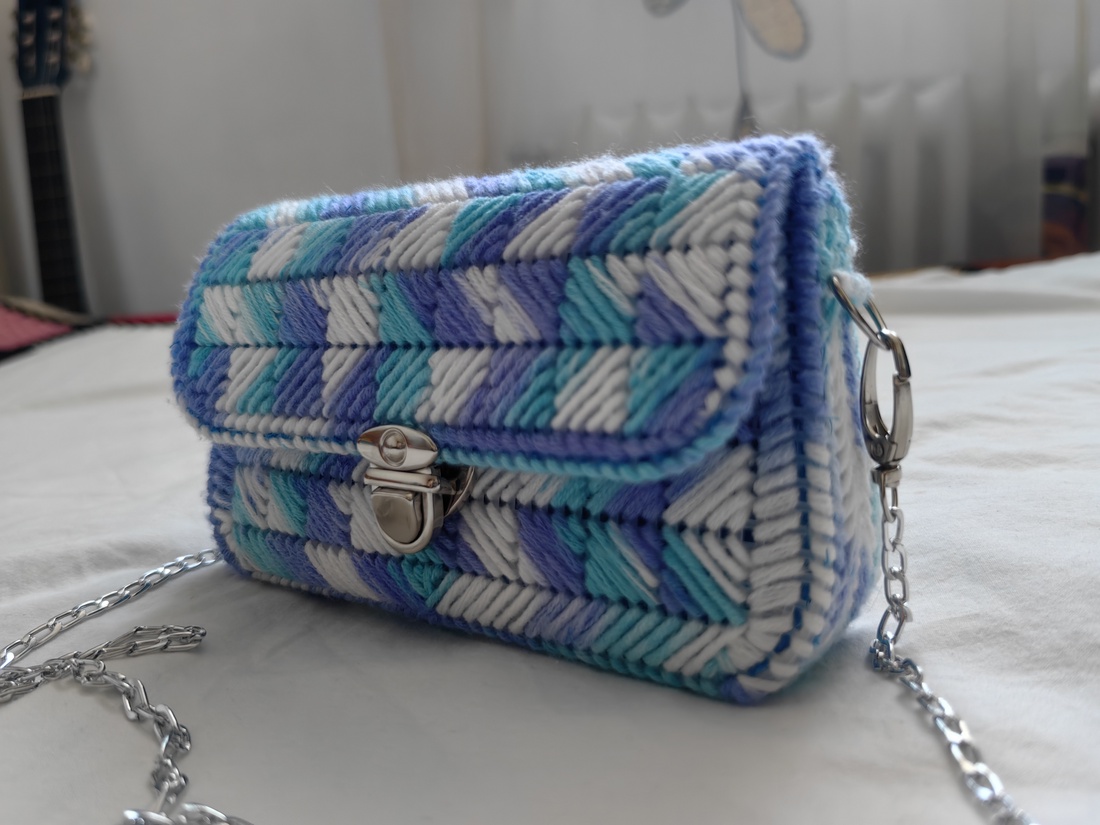 Mini geanta handmade  - genți și portofele - genți de mână și umăr - geantă crossbody - Artynos.ro