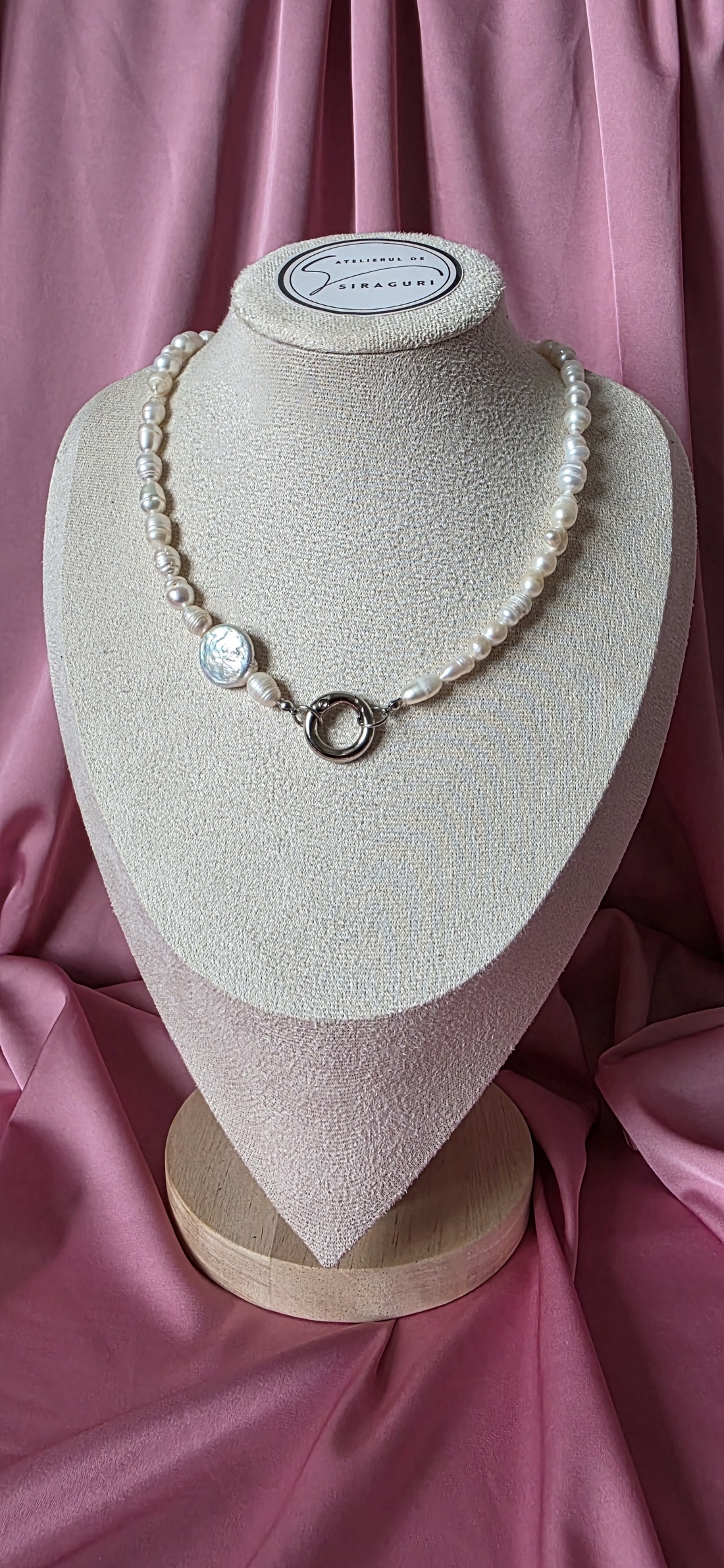 Colier din perle de cultura - bijuterii - coliere - coliere din perle - Artynos.ro