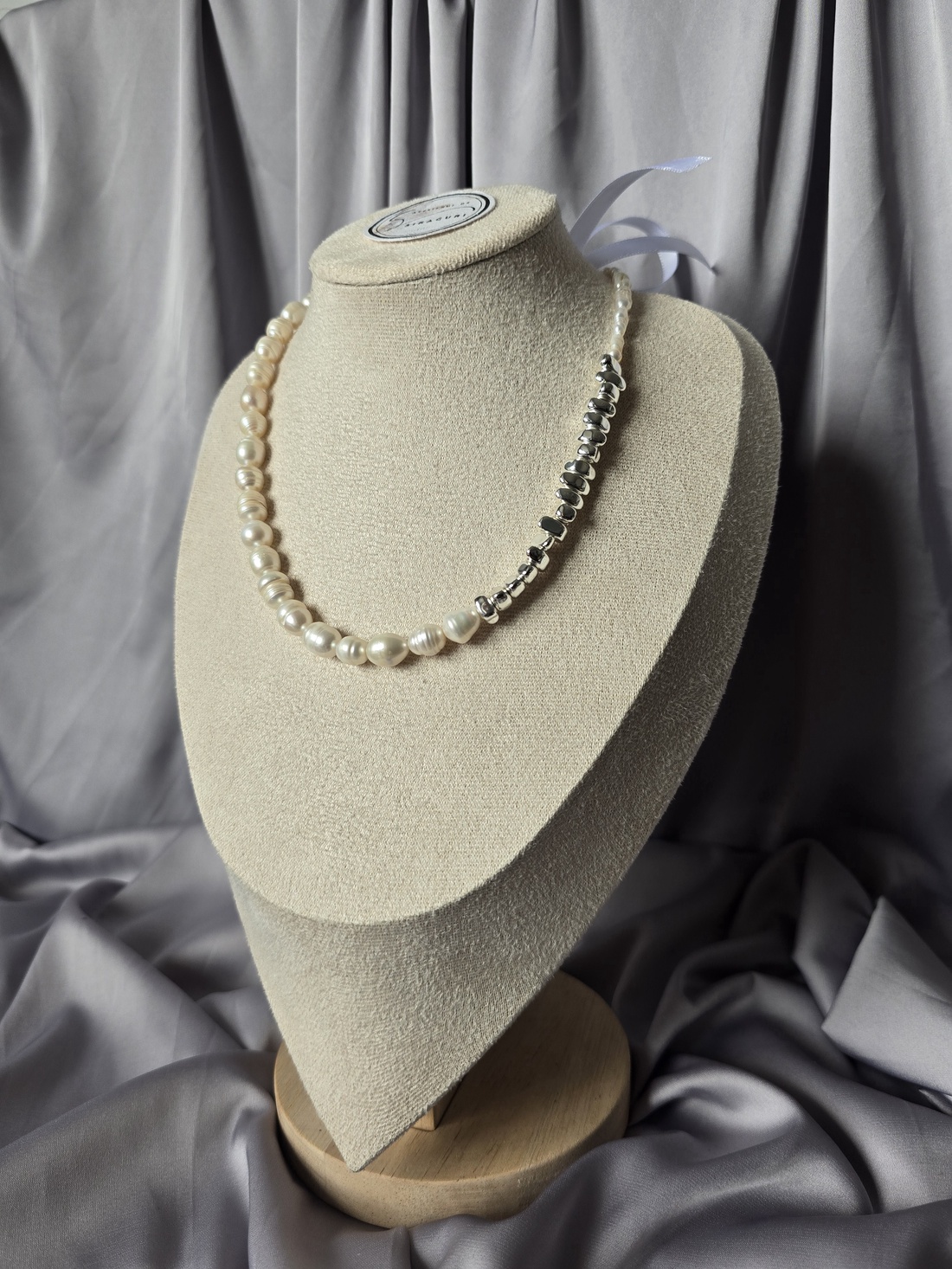 Colier din perle de cultura  - bijuterii - coliere - coliere din perle - Artynos.ro