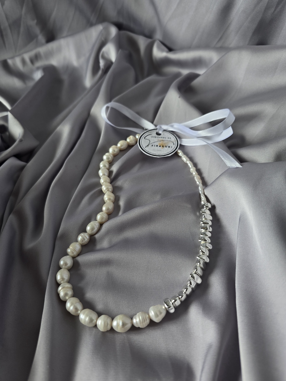 Colier din perle de cultura  - bijuterii - coliere - coliere din perle - Artynos.ro